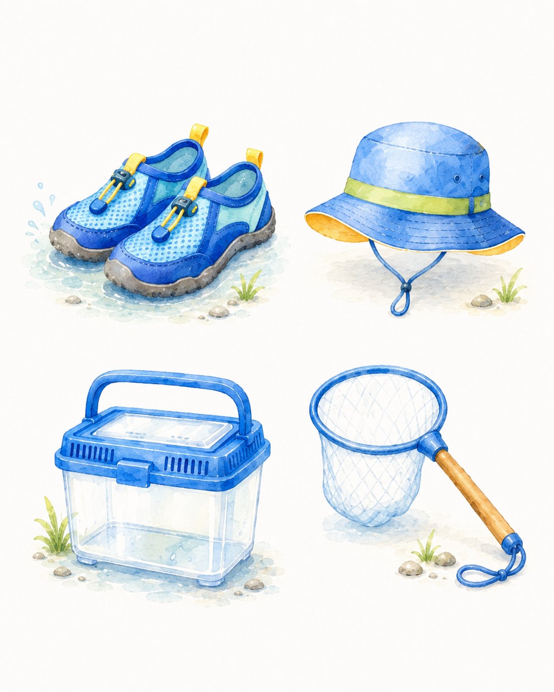 川に入る準備の持ち物