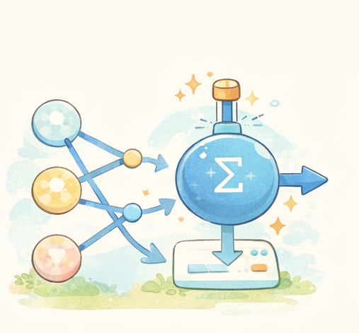 文字なしのやわらかい挿絵（4枚セット）